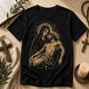Футболка «Пьета» – Винтажная Религиозная Дева Мария Иисус Арт Футболка