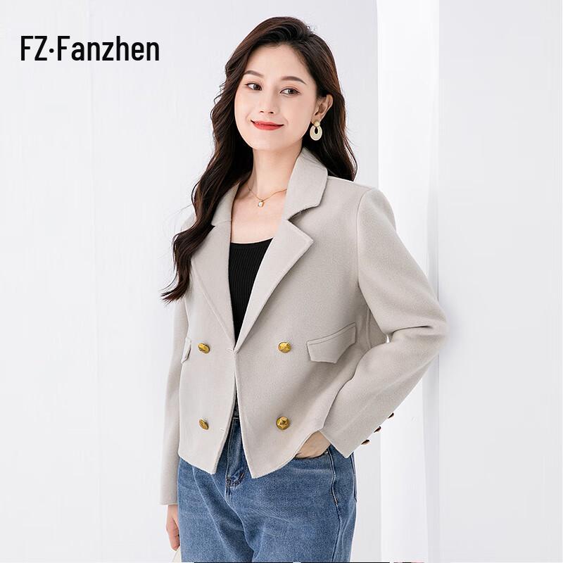 Женское короткое пальто Fanzhen из смесовой шерсти для миниатюрных