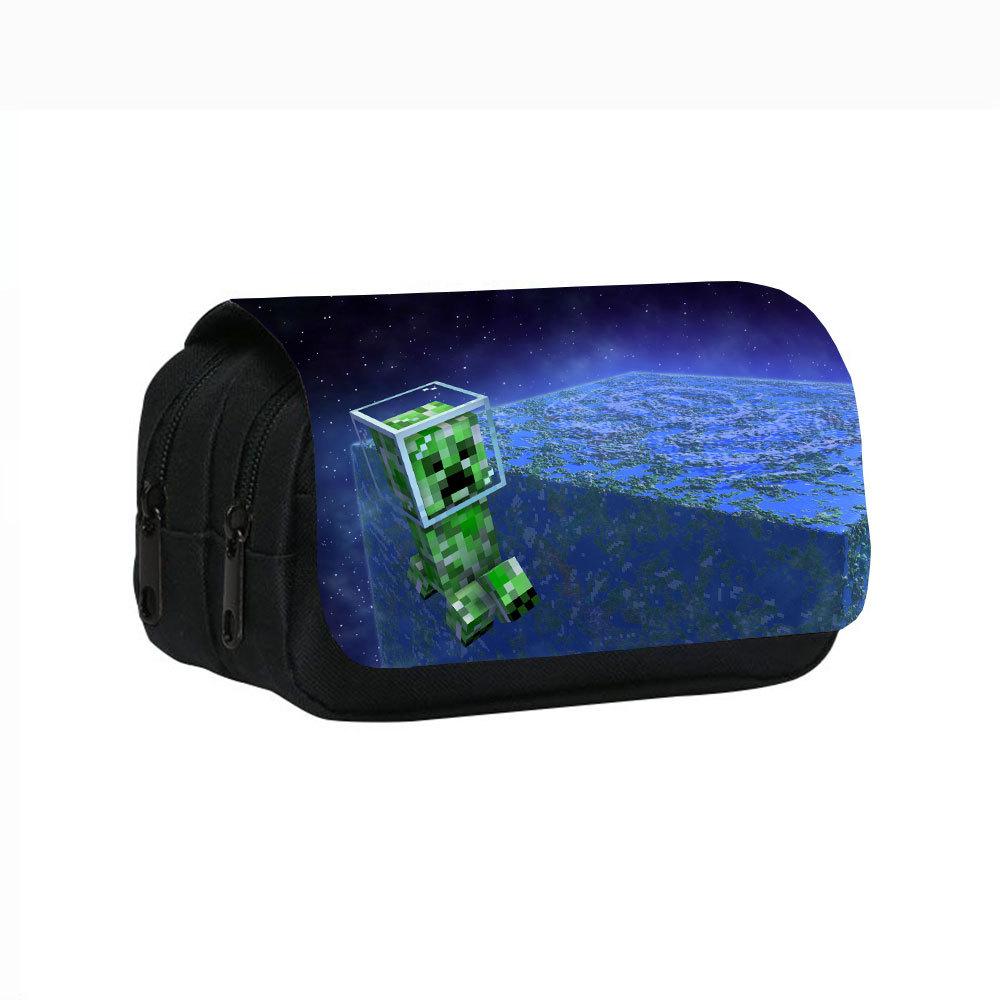 Двухъярусный пенал Minecraft для школьников