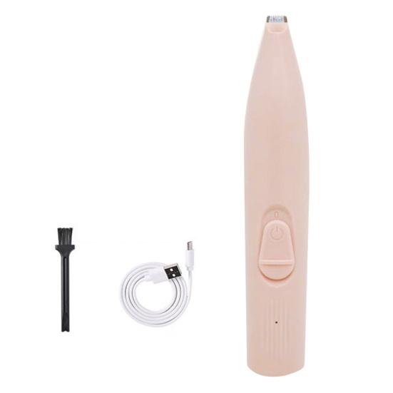 Dog Paw Trimmer with LED Light Low Noise Cat Paw Hair Trimmer Electric Pet Grooming Clippers for Dogs Cats Paw Hair Trimming Safety