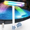 KingSom Rechargeable LED Pool Fountain with Remote Control, Adjustable Cascade, 10000mAh - Above Ground Pool Accessories
