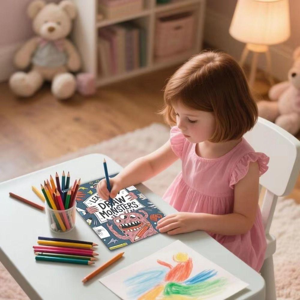Travel Drawing Cartoon Coloring Book Enlightenment Early Education Graffiti Copy Sketch Book Stationery Doodling