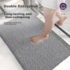 DeXi Bathroom Entrance Mat, Toilet Floor Mat, Non-Slip Absorbent Bath Mat, 40x60cm
