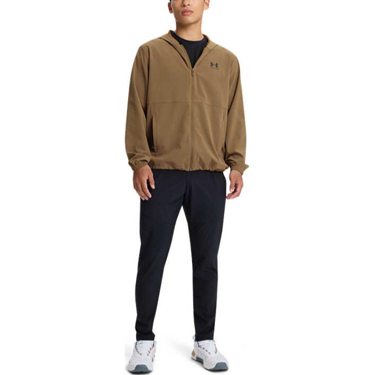 Under Armour Мужские ветровки и куртки UA Vibe Пригородный Койот Коричневый 1386555-498