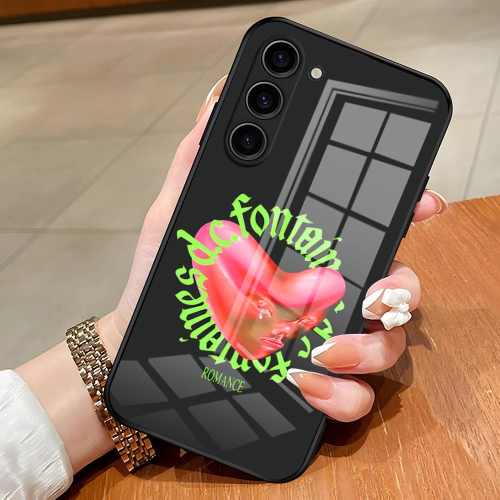 Popular Rock Band F-Fontaines Dc Phone Case For Samsung S26 S25 Edge Ultra S23 S22 S21 S20 Ultra Plus S24 Fe A54 A53 A25 Glass