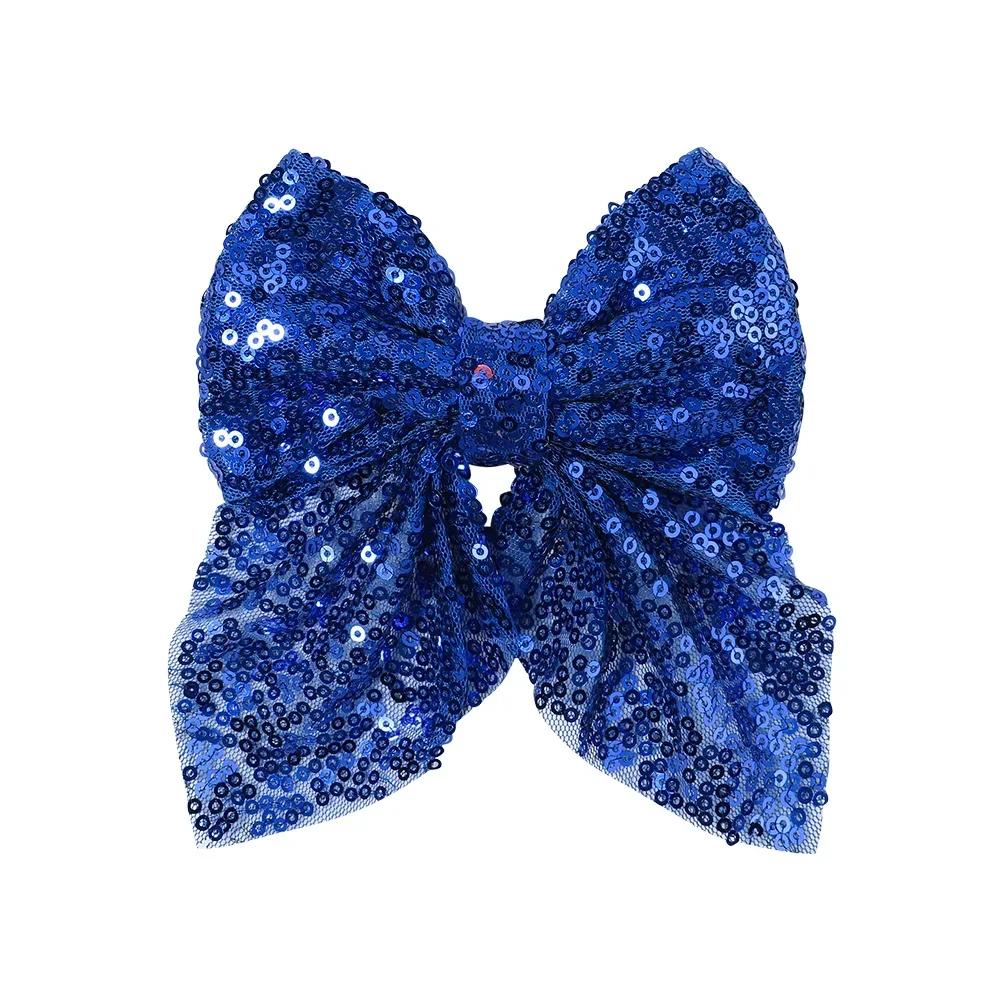 Elegant Floral Cotton Kids Bows Spring Butterfly Hair Clip Print Barrette For Women Girls Sweet Hairpin Accessories