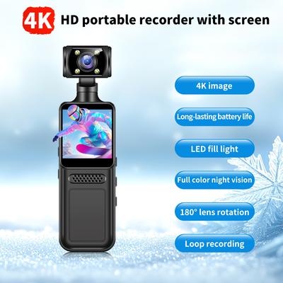 Мини-камера M12 с точкой доступа Wi-Fi 4K Портативный цифровой видеорегистратор Нательная камера Ночное видение DVR Миниатюрная видеокамера Полицейская камера