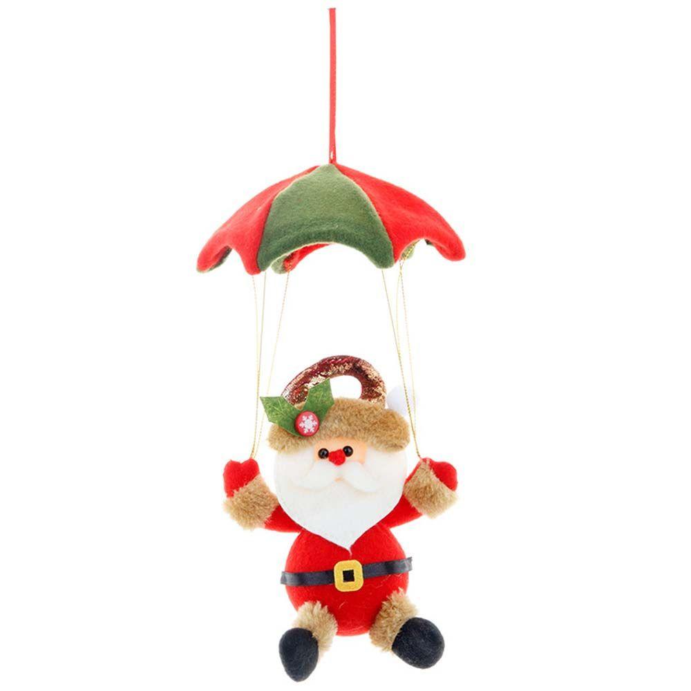 Christmas Tree New Year Snowman Hanging Ornament Parachute Pendant Christmas Decoration Santa Claus
