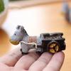 New Mini Craft Micro Landscaping Decor Donkey Pull Board Cars Stone Mill Miniature Fairy Garden Home Decoration DIY Accessories