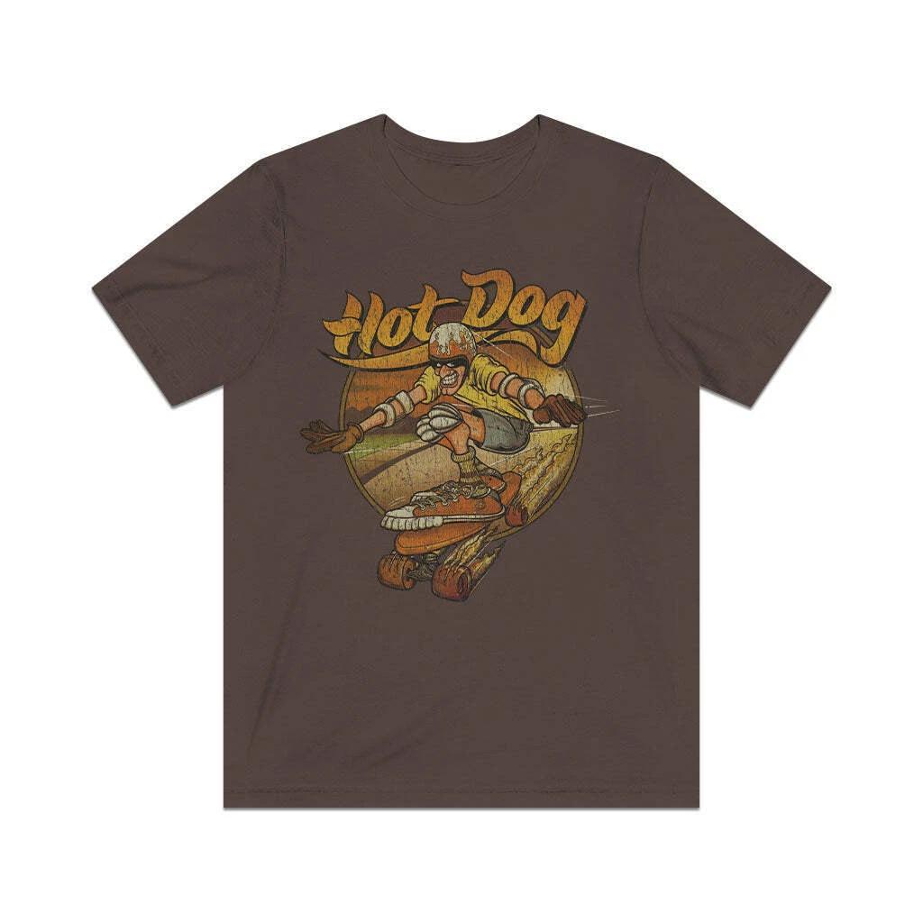 Hot Dog Skater 1973 Vintage Men's T shirt
