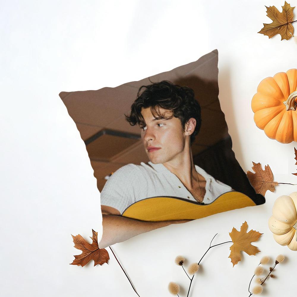 Singer SShawn Mendes Cushion Cover Iceland Washable Linen Soft for Daily Sofa Bed Home Room Decor