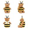 Bee Bear Plush Toy Cartoon Stuffed Doll Animal Bedroom Decoration Kids Gift