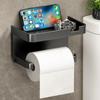 Wall-Mounted Toilet Paper & Tissue Box Storage Rack