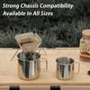 Portable Coffee Filter Holder Collapsible Coffee Dripper Baskets Coffee Drip Rack  Outdoor