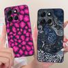 For Motorola Moto G86 Power Cute Flower Butterfly Cat Painted Case For Moto G86 G86Power Black Silicone Soft Phone Cases