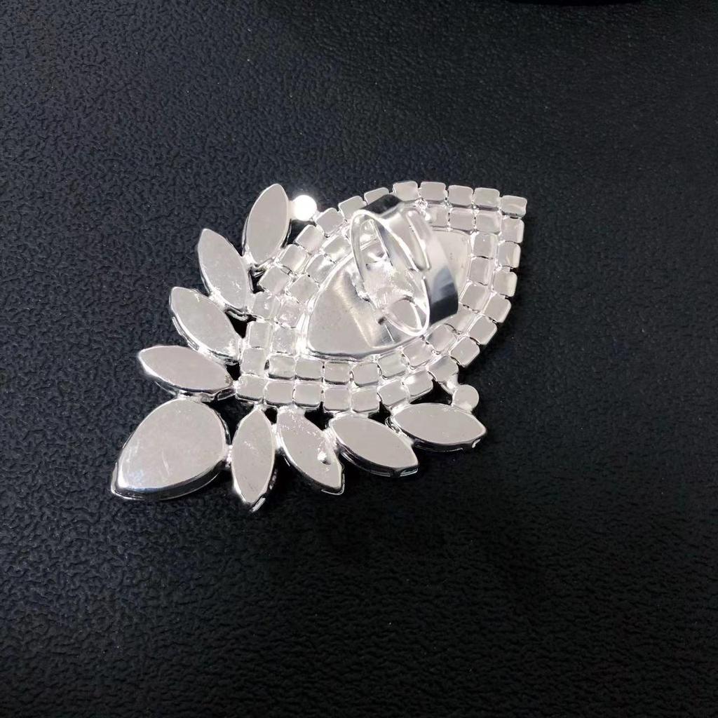 Изысканное кольцо с каплевидным стразом - Модный европейский и американский аксессуар для банкетной вечеринки