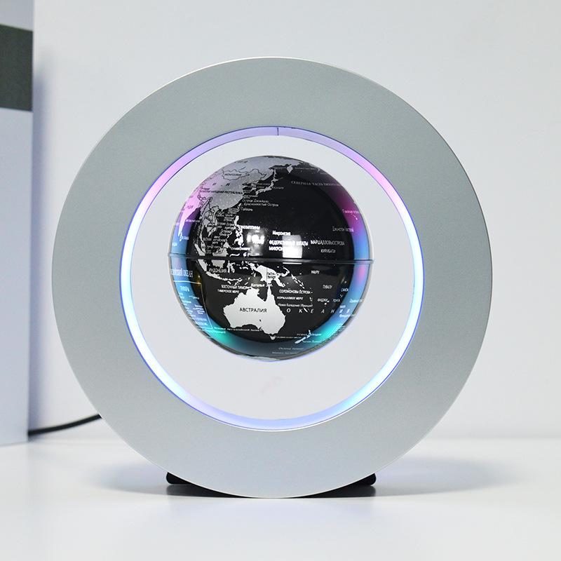 Светящийся русский магнитный левитационный глобус - креативный подарок и сувенир на выпускной