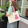 Холщовые сумки женские новые роскошные дизайнерские брендовые модные милые большие вместительные портативные сумки через плечо сумки-тоут с изображением мультфильмов