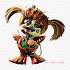 Fnaf 6 Scrap Baby Full Bidy Freddy Fazbear's Pizzeria Simulator Five Iron-on Transfers For Clothing Tshirt Bag Heat Transfer Stickers Iron On Patches