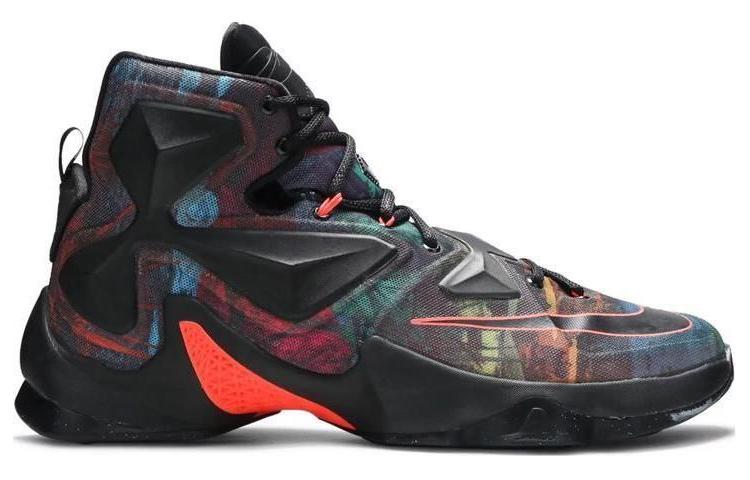 Nike Lebron 13 Устойчивость к скольжению Амортизация Устойчивость к истиранию Устойчивость к скольжению Амортизация Устойчивость к истиранию Высокие 808709-008
