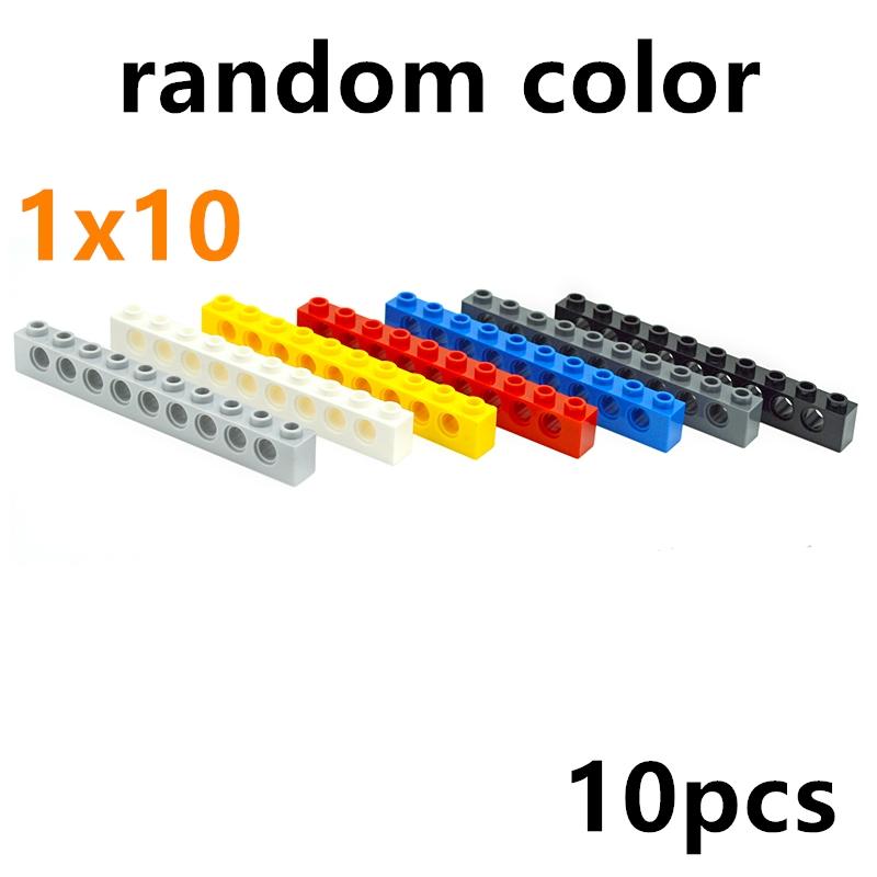 Технические строительные блоки с отверстием, объемные толстые кирпичи, комбинация с шипами, длинная балка, L-образные игрушки, высокотехнологичные детали 87087 3701 3703