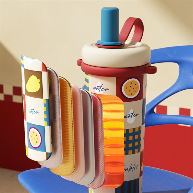 Bablov Вакуумная кружка-термос с соломинкой из нержавеющей стали с ситечком для чая, большой вместимости, сохраняет холод и тепло, дорожная кружка, подарки