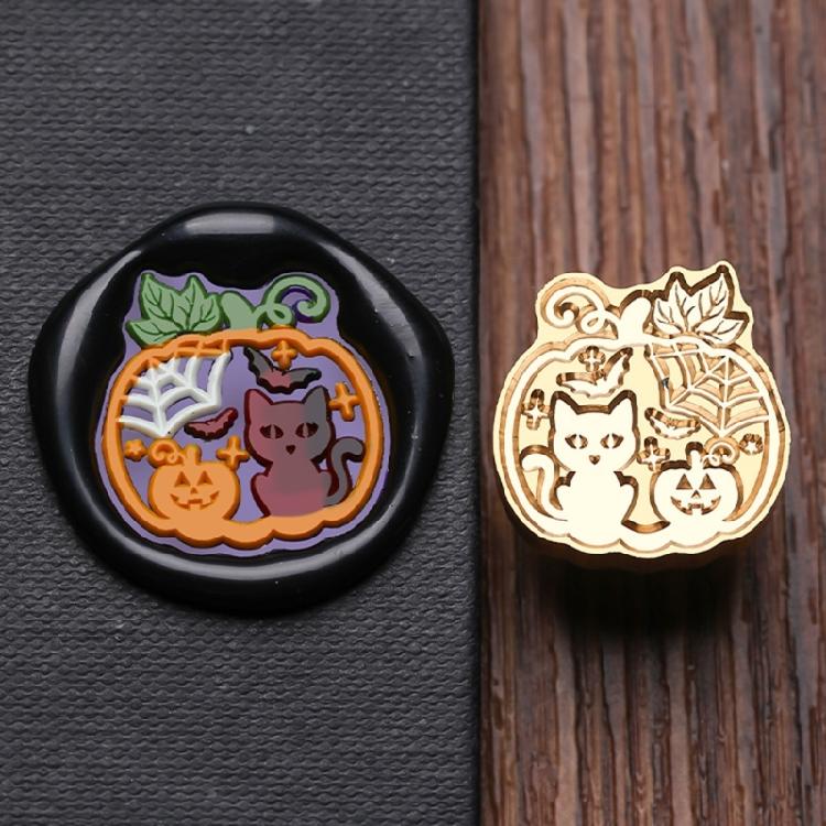 Spiders Wax Decorative Seal Stamp Seal Halloween Series Sealing Wax Stamp Brass Head For Wedding Scrapbooking Decorations
