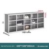 YiDuomei 304 Stainless Steel 15-Compartment Shoe Cabinet
