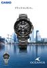Casio Oceanus OCW-T2600JB-1AJF Men's Black Watch, Classic Line, Radio-Controlled Solar, Official Japanese Product