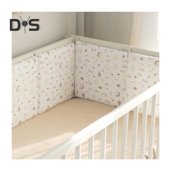 6 шт. подкладок для детской кроватки для прорезывания зубов 11,8” x 11,8”, защита от столкновений, защитный бампер для детской кроватки, защита бортиков детской кроватки