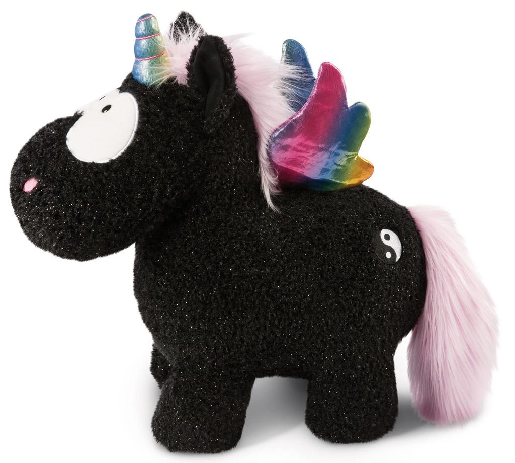 NICI Unicorn Rainbow Inn Plush Black Toy, 32cm, Germany, 3047378,