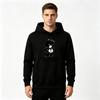Men's Printed Pullover Hoodie, Don't Fucking Care Bear Graphic Casual Long Sleeve Sweatshirt for Adults