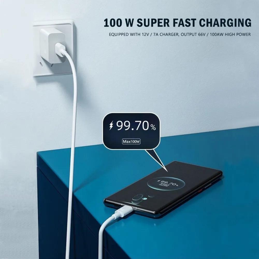 7A, 100 Вт, USB Type C, кабель для сверхбыстрой зарядки для iPhone 15 Pro Max, Huawei P40, кабель для быстрой зарядки данных для Xiaomi Mi 12 Pro, Oneplus Realme POCO