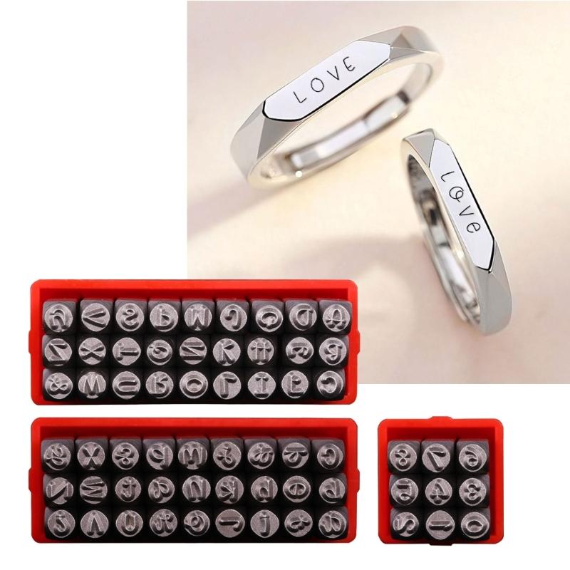 Профессиональный 3 мм стальной штамп для букв и цифр, металлическая ручка, пробойники для кожи, инструмент для резьбы для кожевенного ремесла, изготовления ювелирных изделий