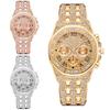 Free Shipping New Fashion Famous Luxury Watch For Man Crystal Gold Casual Quartz Watch Men Stainless Steel Watches Reloj Hombre