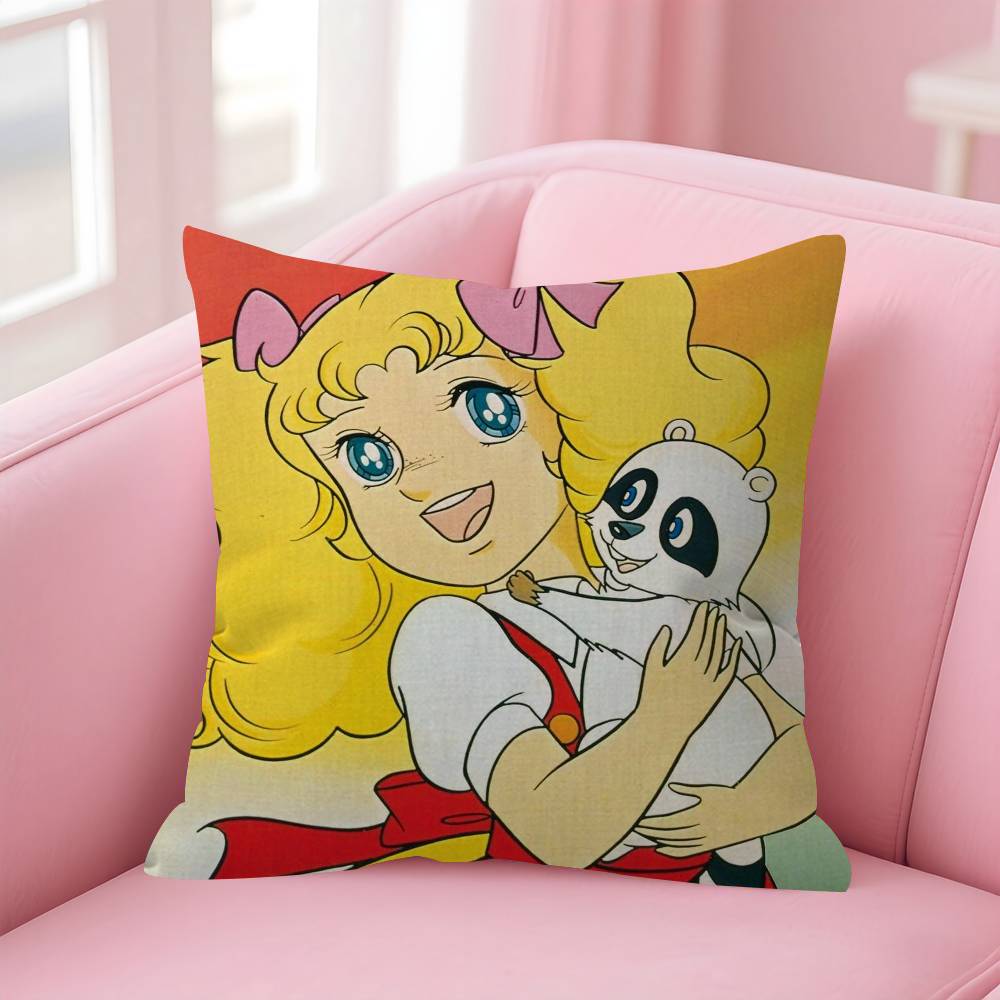Anime Ccandy cute Candy Cushion Cover Inches Farmhouse Decor Home Throw Pillow Covers for Couch Decorations