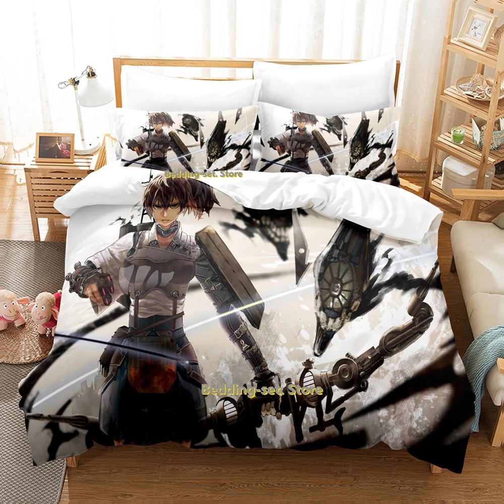 2024 Коллекция Kantai Постельный комплект Односпальный Полуторный Двуспальный Квинсайз Кингсайз Комплект для кровати Взрослый Детский Спальня Комплект пододеяльника Аниме Комплект простыней
