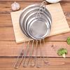 Flour Sifter Stainless Steel Strainer Kitchen Tools Colanders 1PC High Quality DIY Oil Strainer 8Sizes Wire Fine Mesh Sieve Unique