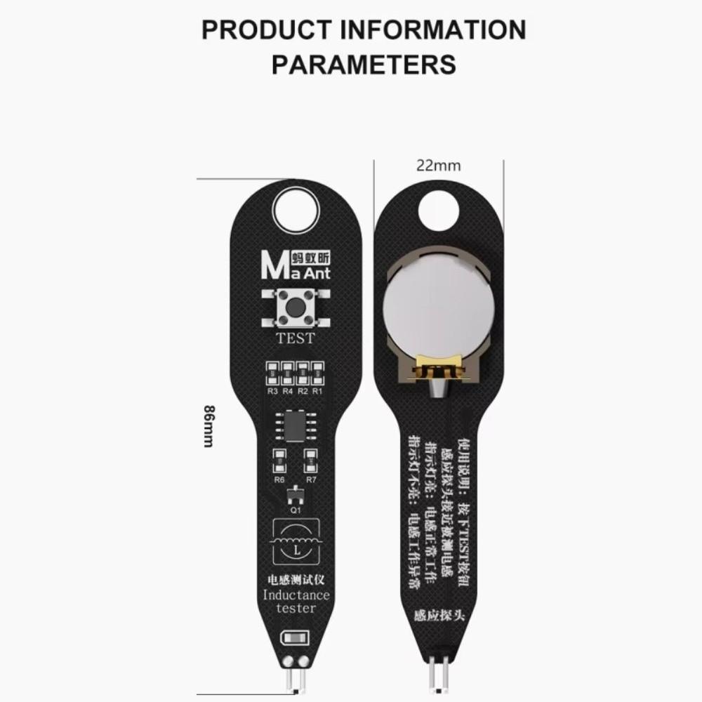 MaAnt M093 Тестер индуктивности Быстрая проверка неисправностей Электромагнитная индукция Детектор индуктивности Тестер катушек материнской платы