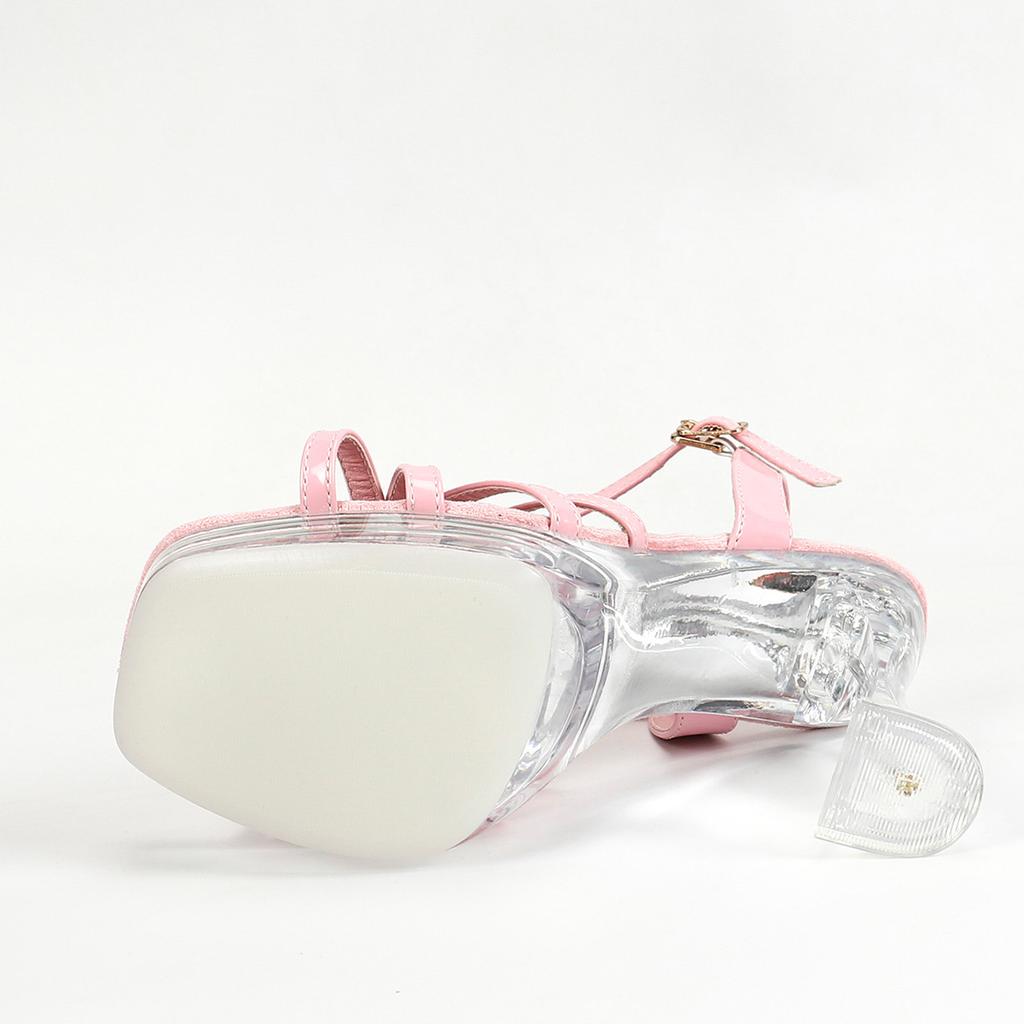 12 см сексуальная модель автомобиля модные прозрачные кристаллы с квадратной головкой противоскользящие стразы крутые 3 см платформа LFD