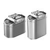 Yousheng 5L/10L Metal Fuel Container Stainless Steel Gas Can with Handle Leak-Proof Fuel Tank for Trucks Cars Motorcycle Equipment