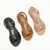 Fashion Roman Sandals Summer 2024 New Bohemian Retro Hollowed Out Flat Comfortable Travel Sandals