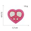 Pink Cartoon Girl Cloth Sticker Doll Computer Embroidery Label Clothing Accessories Cloth Embroidery Hole Patch