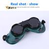 Double Flip Welding Glasses Cutting Welders Goggles Glasses Lenses Safety Protective Cutter Grinding Glasses Weld Asscessories