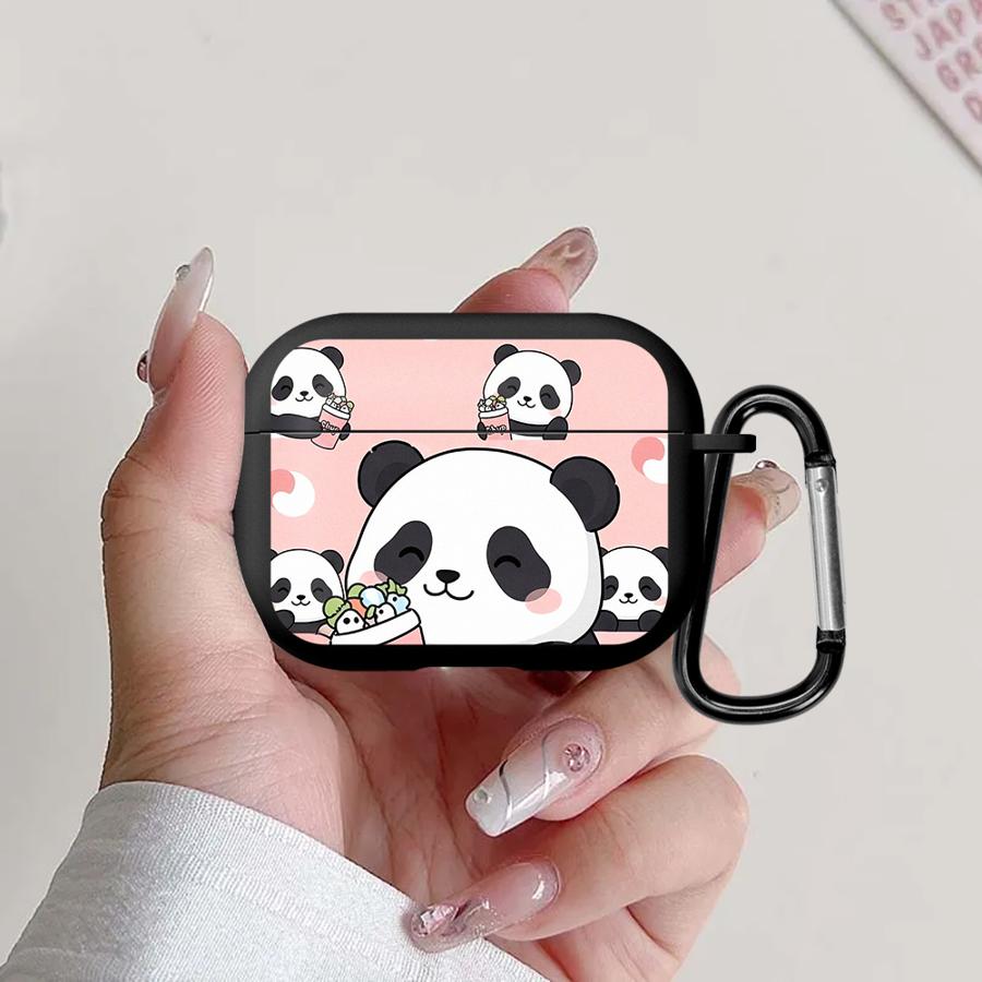 Чехол для наушников Чехол-обложка Для Airpods 3 1 2 Pro Pro3 Pro2 4 Милый Панда Смешной