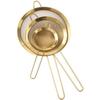Stainless Steel Gold Mesh Egg Beater Separate Oil Strainer Flour Sifter Sieve Colanders Flour Coffee Mesh Filter Kitchen Bakware