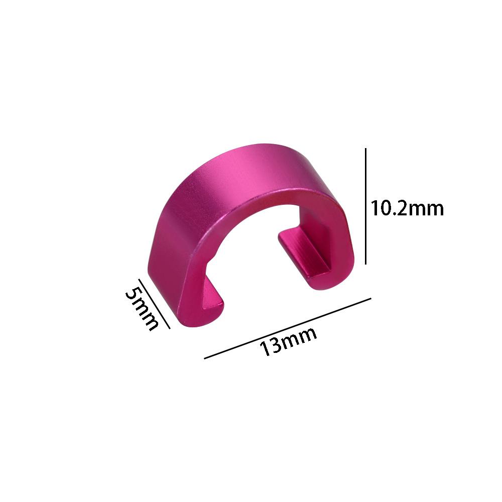 Aluminum Zinc Zinc Alloy For Brake Cable Bicycle C Clips Fixed Tubing Clips C Shape Buckle Fixed Clamp Clips
