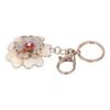Peony Flower Keychain Vivid Details Smoother Surfaces Metal Car Keychain for Bag Pendant