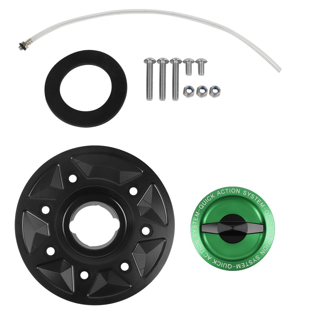 Для Kawasaki NINJA 250 400 650 Z650 Z900 ZX-6R / 636 Versys-X 300 Keyless Racing Quick Release Tank Caps Case Gas Cover