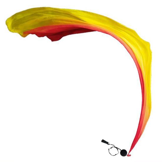 Gauze Scarf Women Stage Performance Wear Belly Dance Gradient Color Flowy Long Scarf Ball Set Photography